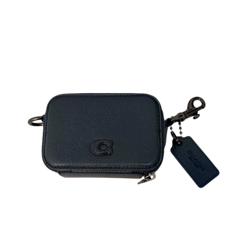 COACH 蔻馳 耳機盒 零錢包 吊飾 迷你包 造型郵差包-0