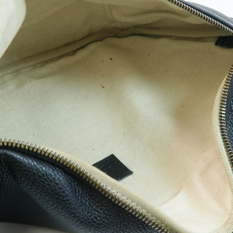 GUCCI 牛皮皮革Waist Bag金扣腰包-4