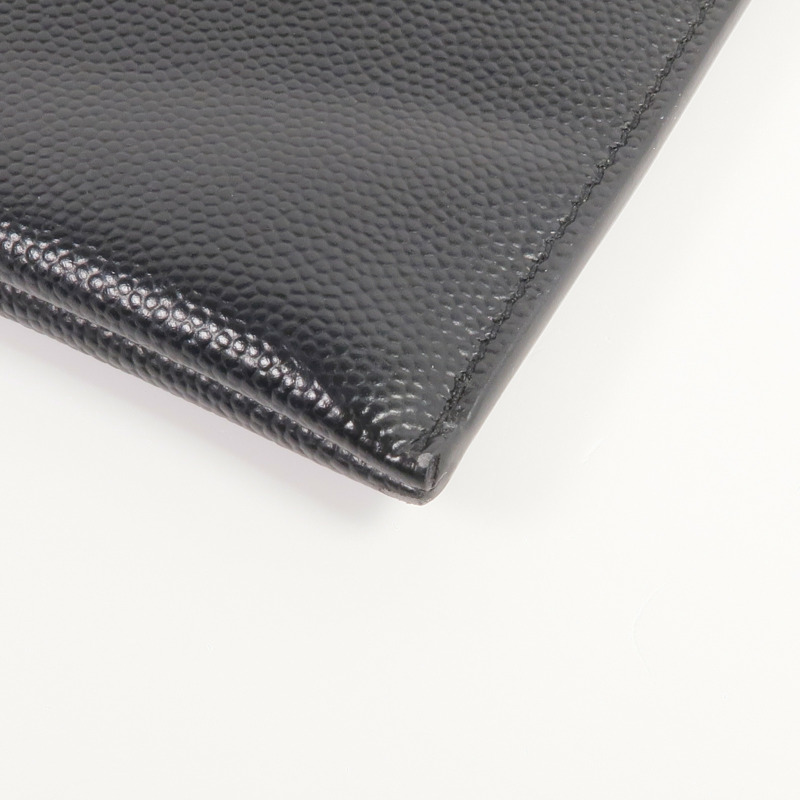 SAINT LAURENT 牛皮皮革Clutch Bag銀扣手拿包-9