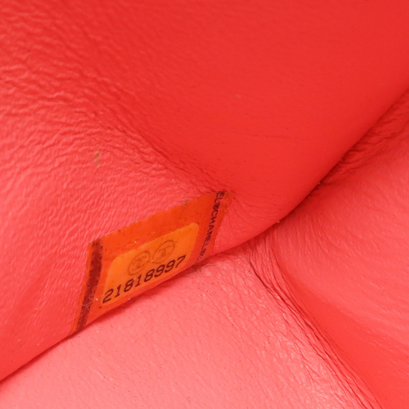 CHANEL 漆皮皮革Classic 25銀扣鏈帶肩背袋-6