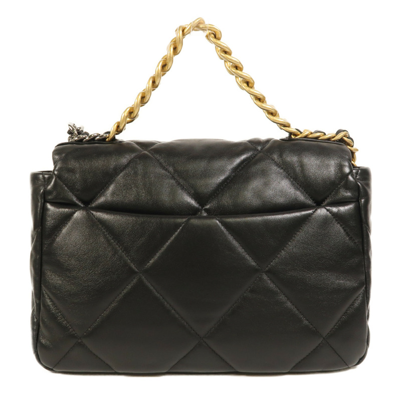 CHANEL 羊皮皮革Chanel 19手挽肩背兩用袋-1