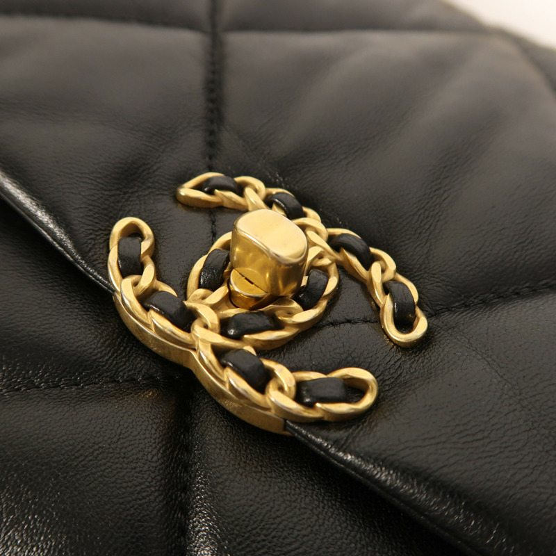 CHANEL 羊皮皮革Chanel 19手挽肩背兩用袋-9