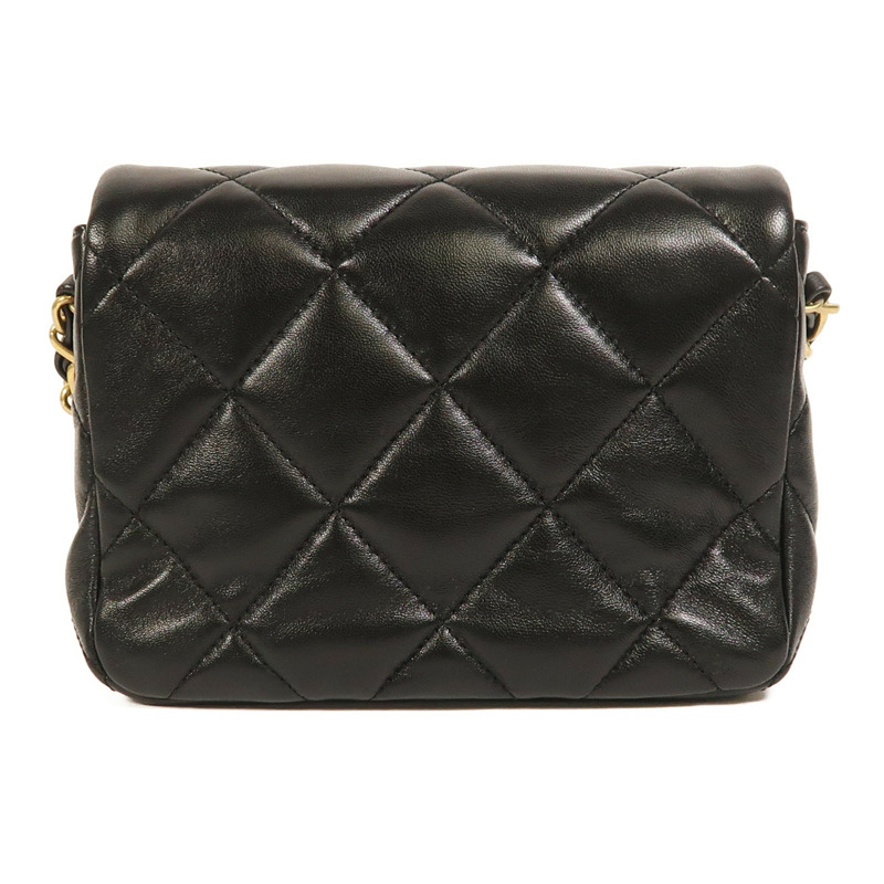 CHANEL 羊皮皮革Coco Love金扣鏈帶肩背袋-1