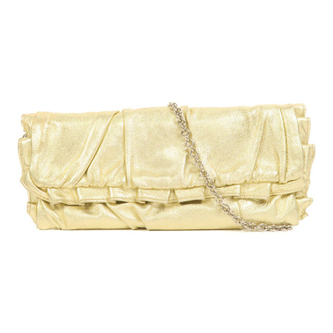 D&G 牛皮皮革Chain Shoulder鏈帶肩背袋