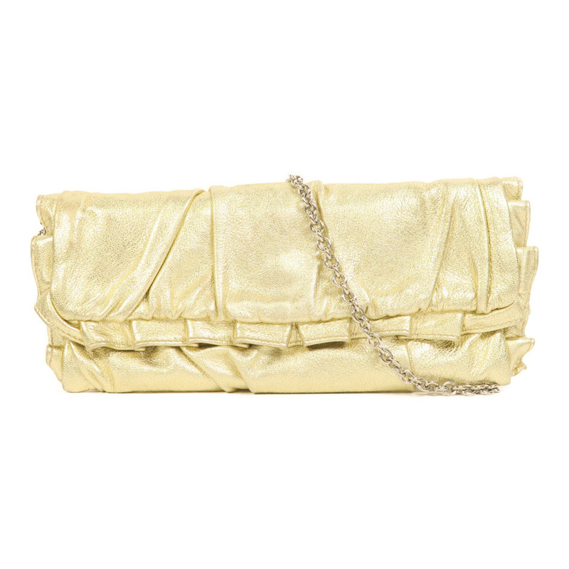 D&G 牛皮皮革Chain Shoulder鏈帶肩背袋-0