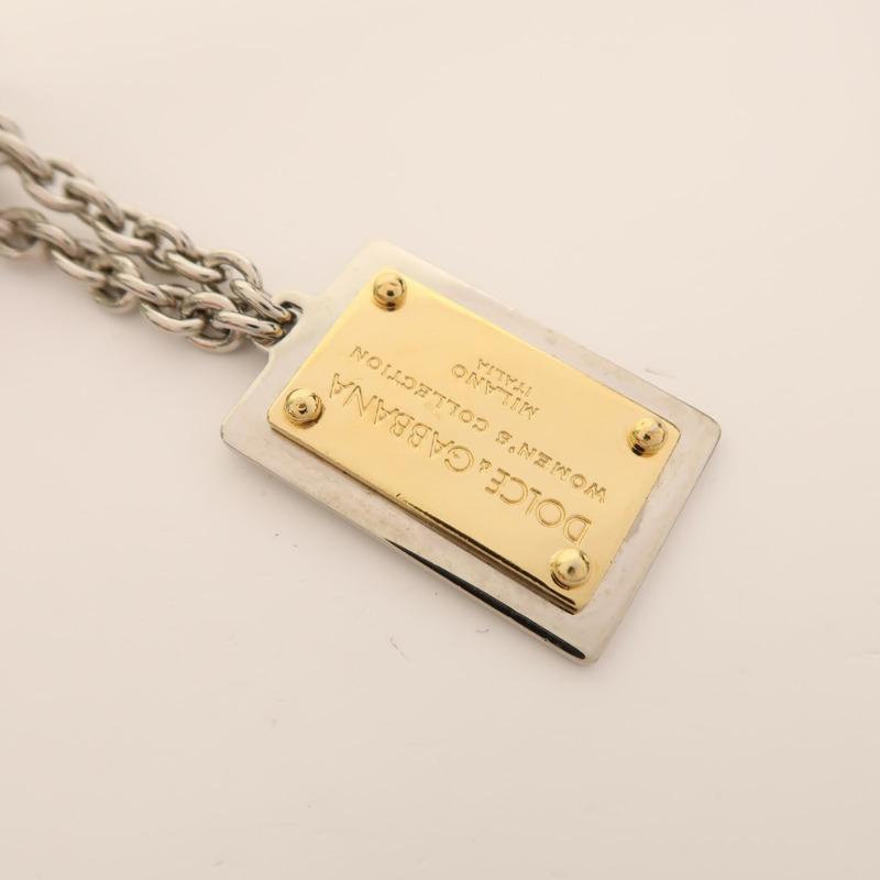 D&G 牛皮皮革Chain Shoulder鏈帶肩背袋-15