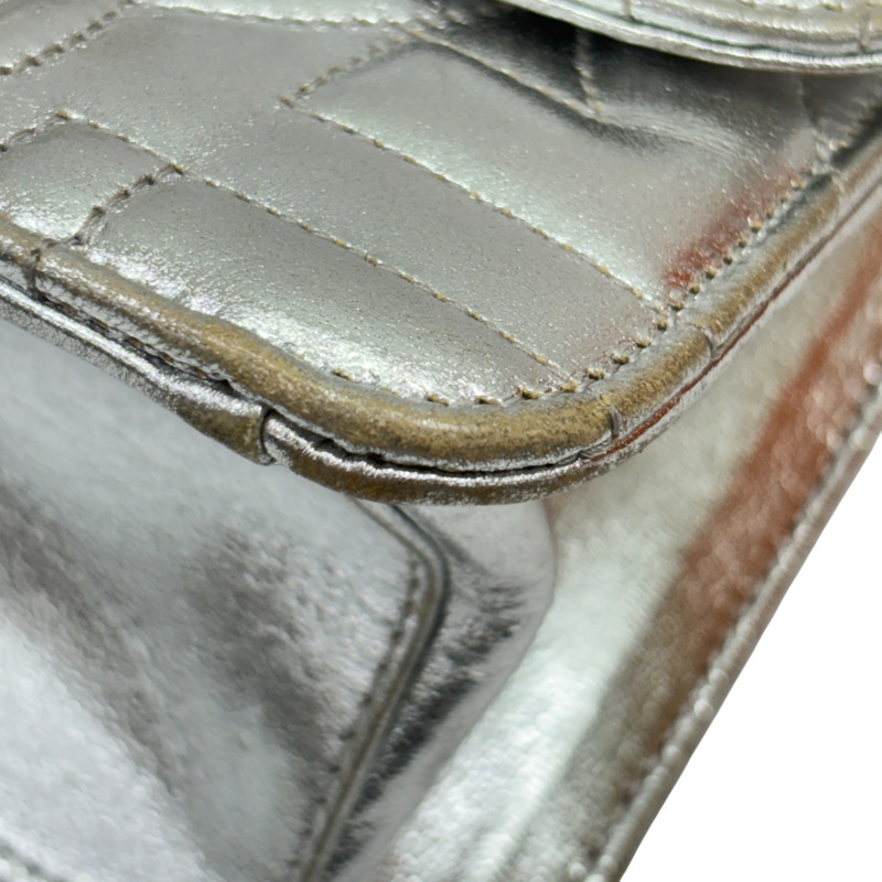 銀色 牛革 Gancini 肩背包【Salvatore Ferragamo 菲拉格慕】-13