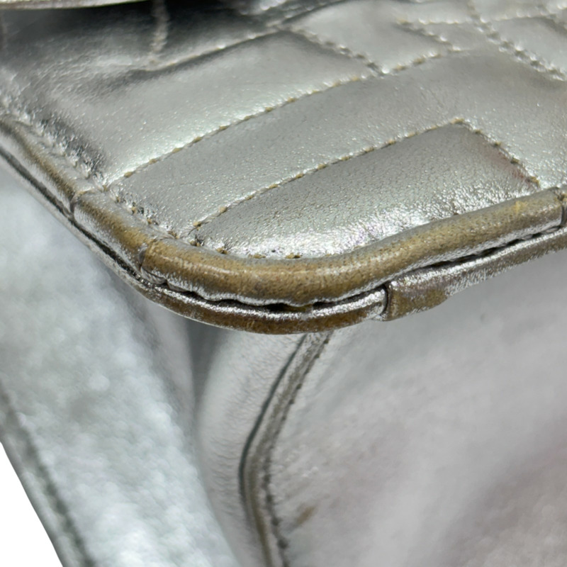 銀色 牛革 Gancini 肩背包【Salvatore Ferragamo 菲拉格慕】-14