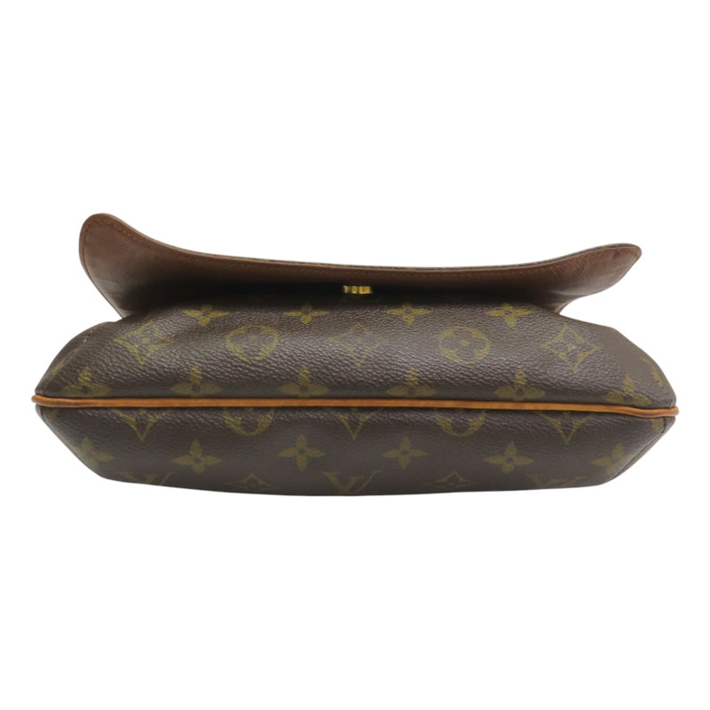 棕色 原花 帆布 Musette Tango 肩背包【LOUIS VUITTON LV 路易威登】 M51257-3