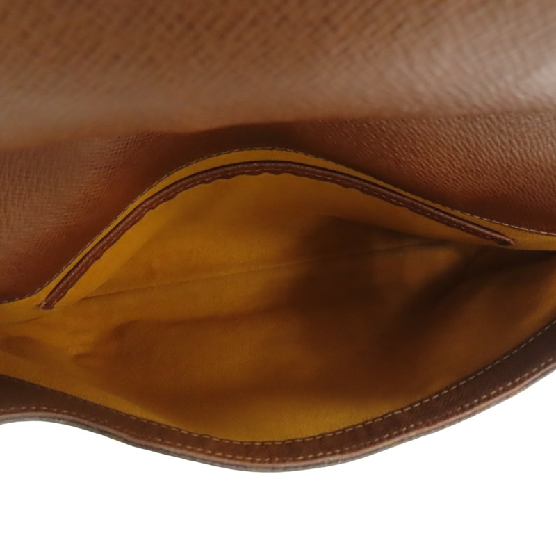 棕色 原花 帆布 Musette Tango 肩背包【LOUIS VUITTON LV 路易威登】 M51257-4