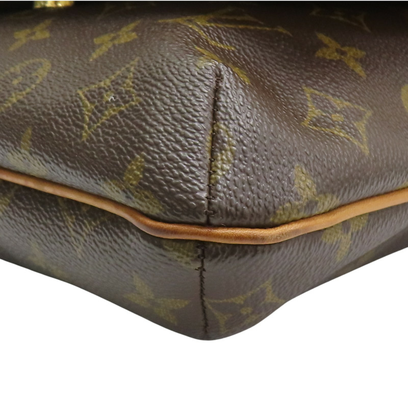 棕色 原花 帆布 Musette Tango 肩背包【LOUIS VUITTON LV 路易威登】 M51257-9