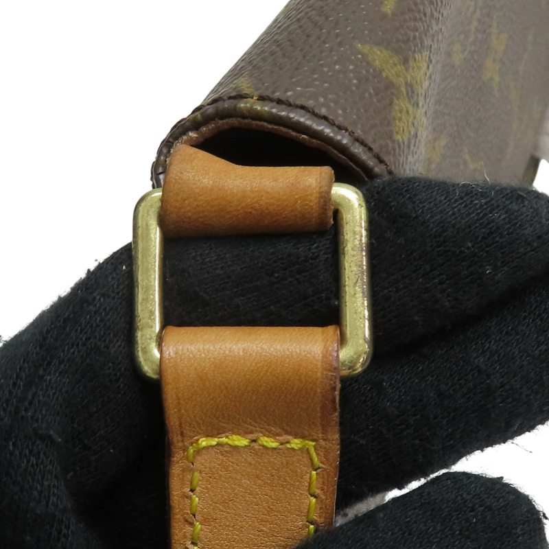棕色 原花 帆布 Musette Tango 肩背包【LOUIS VUITTON LV 路易威登】 M51257-12