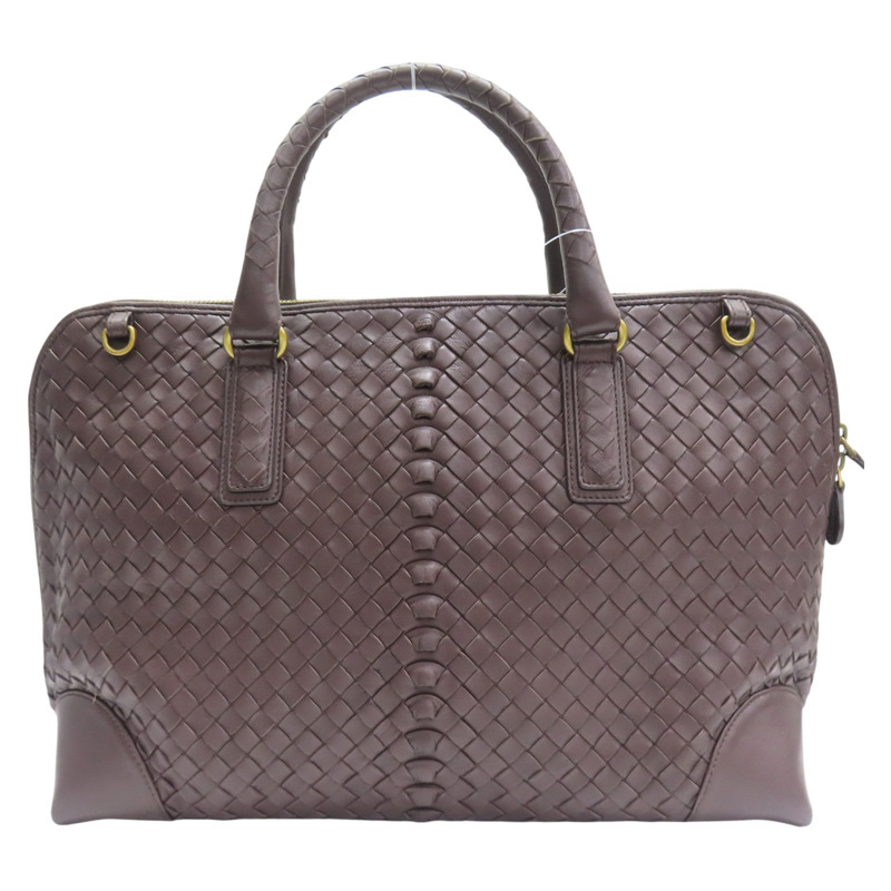 棕色 羊皮編織 兩用包【BOTTEGA VENETA BV 寶緹嘉】-1