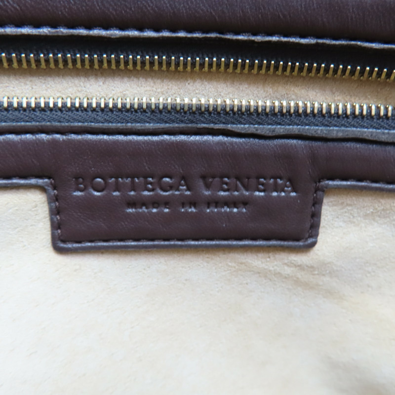 棕色 羊皮編織 兩用包【BOTTEGA VENETA BV 寶緹嘉】-6