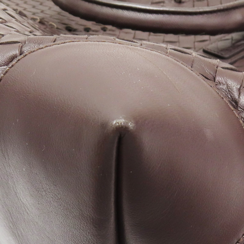 棕色 羊皮編織 兩用包【BOTTEGA VENETA BV 寶緹嘉】-14