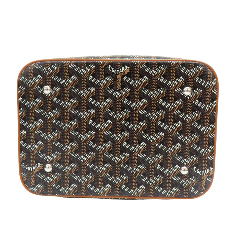 棕色 Goyardine帆布 Muse Vanity Case 方盒 肩背包【GOYARD 高雅德】-3