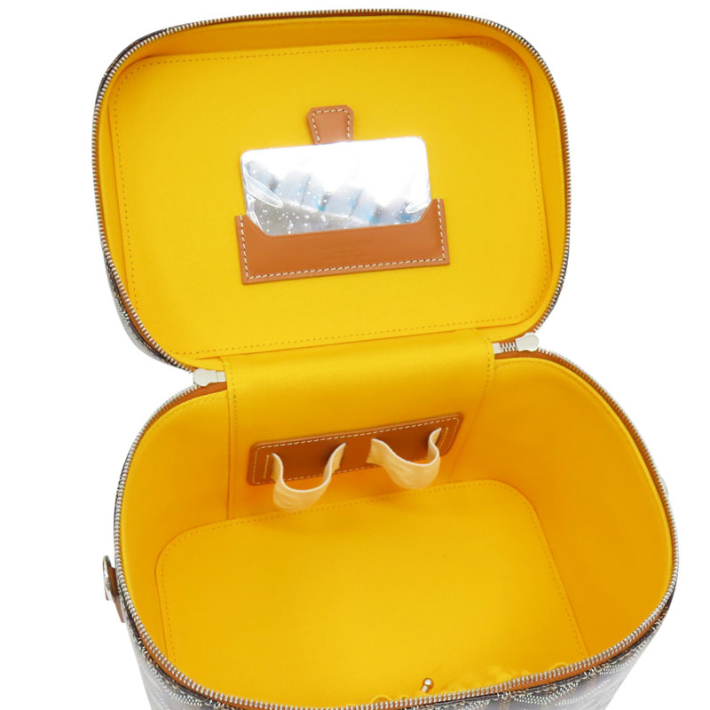 棕色 Goyardine帆布 Muse Vanity Case 方盒 肩背包【GOYARD 高雅德】-8