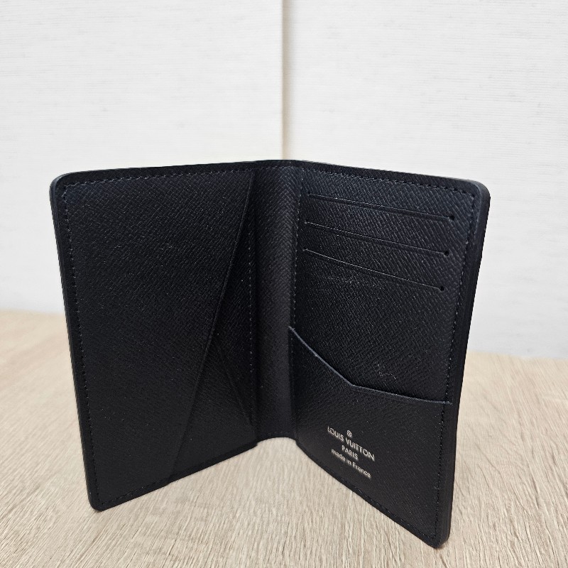 [未使用品項❣️] LV黑灰老花對開卡夾-2