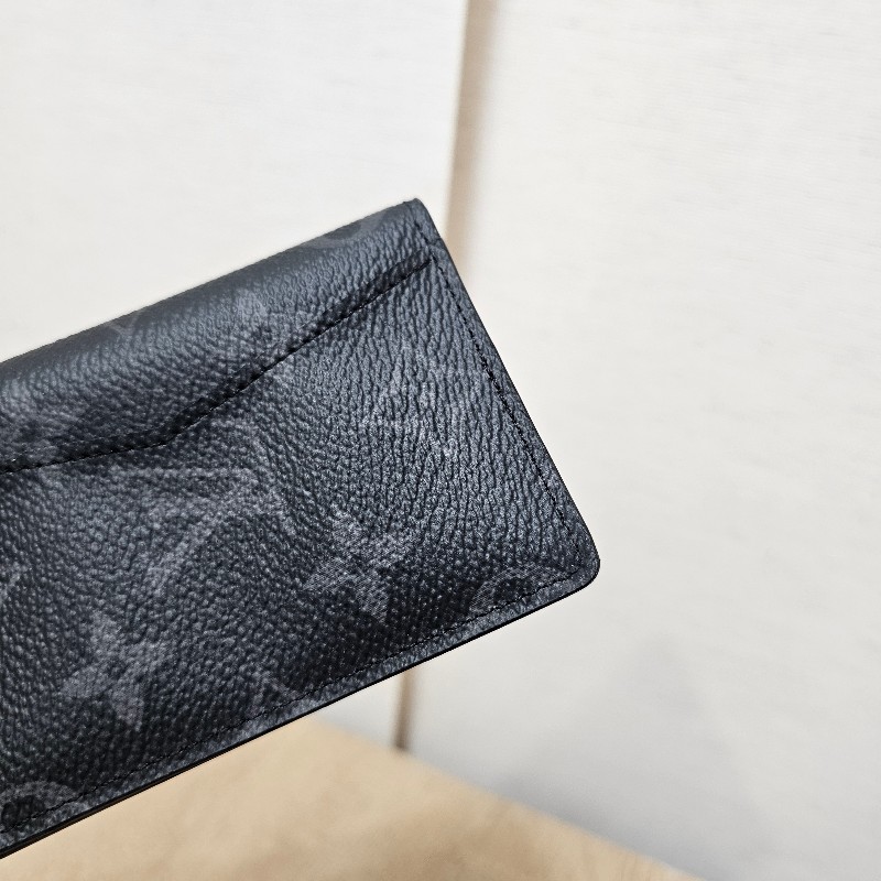 [未使用品項❣️] LV黑灰老花對開卡夾-7