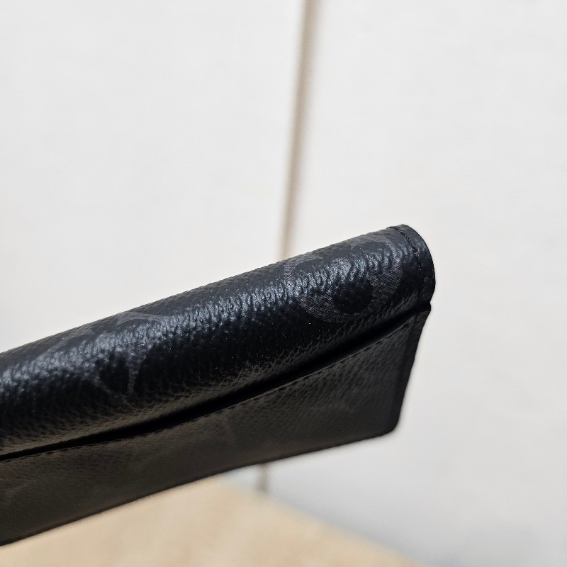 [未使用品項❣️] LV黑灰老花對開卡夾-8