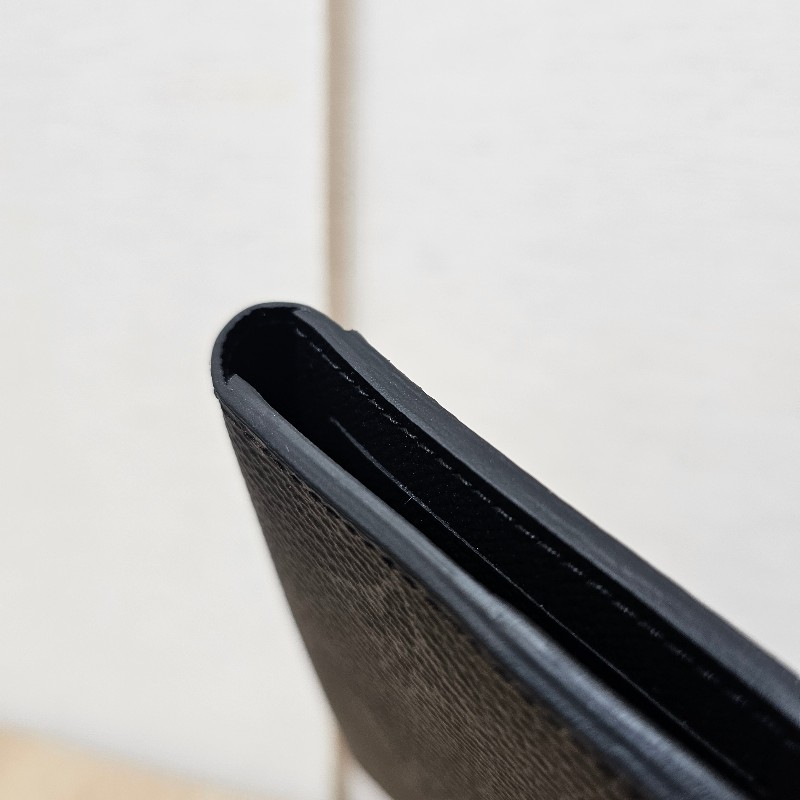 [未使用品項❣️] LV黑灰老花對開卡夾-12