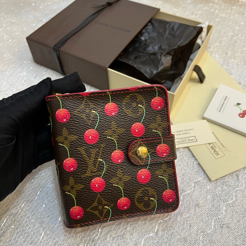 Louis Vuitton 村上隆 TM 櫻桃 車厘子 短財-1