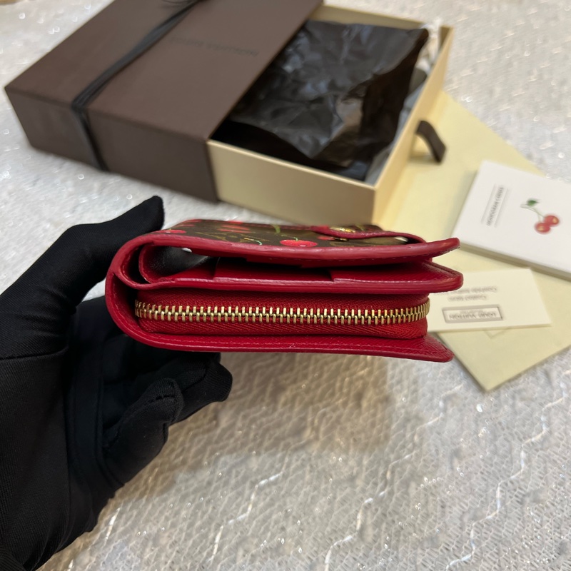 Louis Vuitton 村上隆 TM 櫻桃 車厘子 短財-4