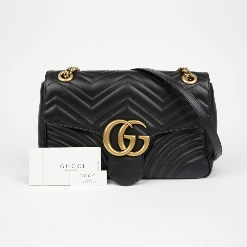 GUCCI GG Marmont 中單肩包 443496-0