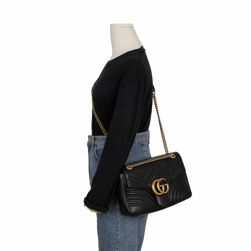 GUCCI GG Marmont 中單肩包 443496-13