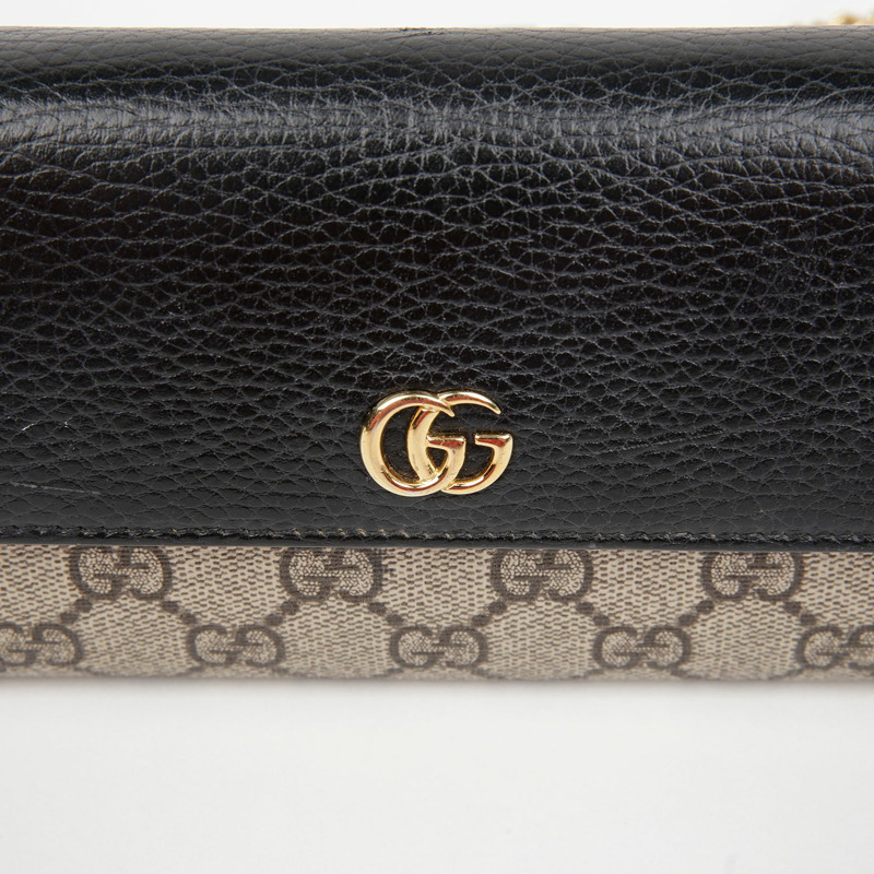 GUCCI GG Marmont 鏈條錢包 546585-2