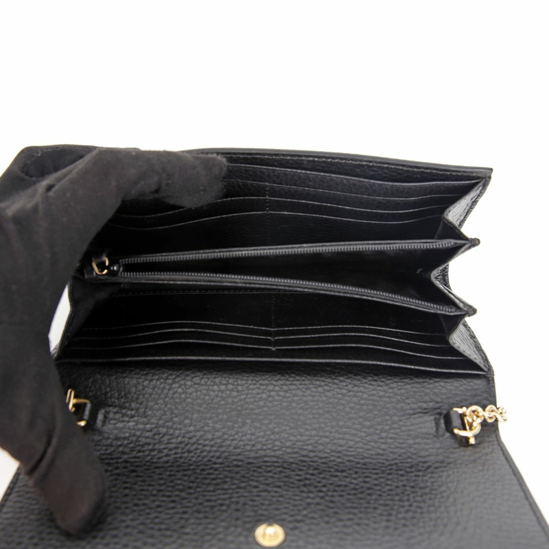 GUCCI GG Marmont 鏈條錢包 546585-9