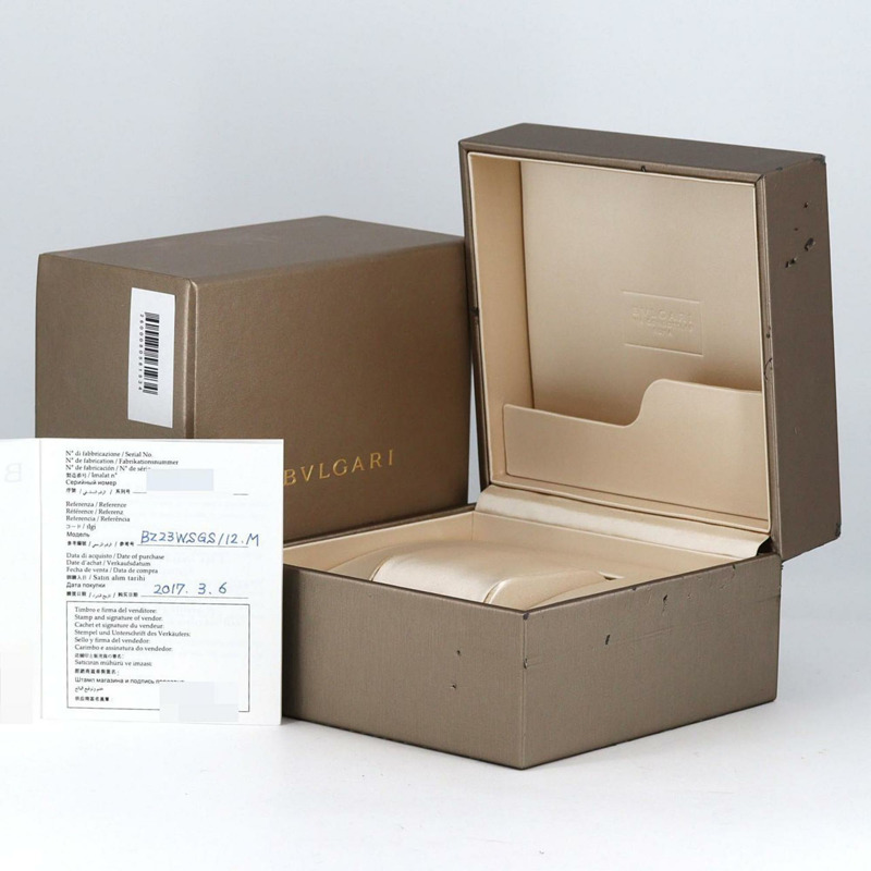 寶格麗 B-zero1 PG Combi 12P 中型 BZP23SG BZ23WSGS 12.M SSxPG 石英腕錶-6