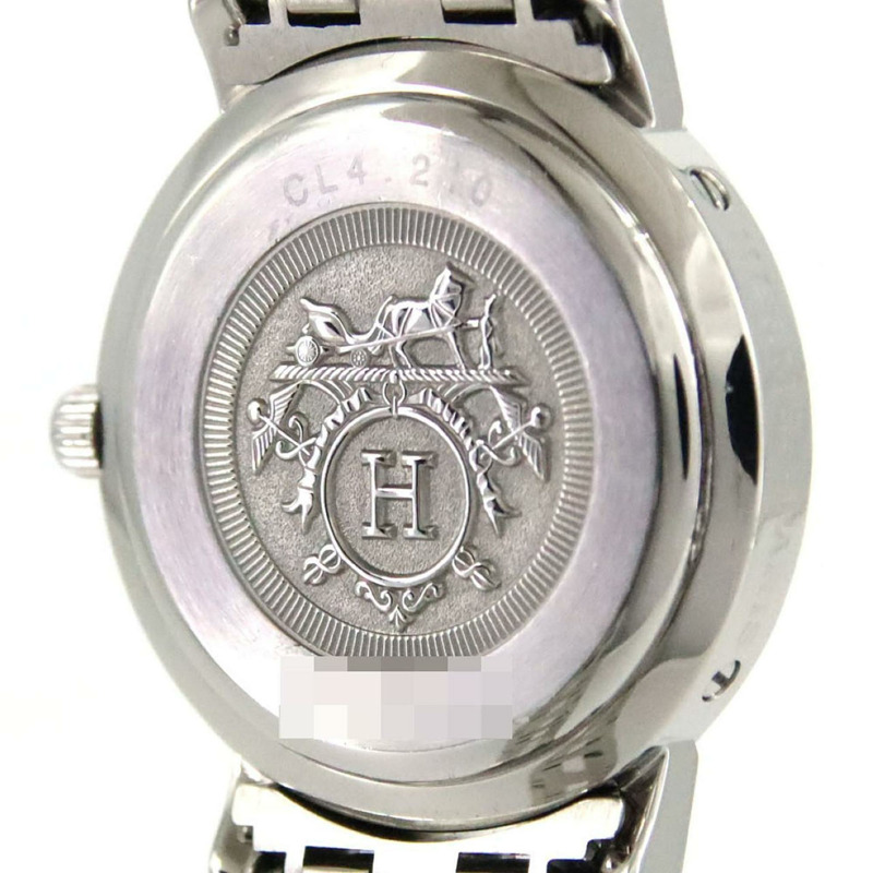 愛馬仕 Clipper CL4.210 不鏽鋼石英錶-5