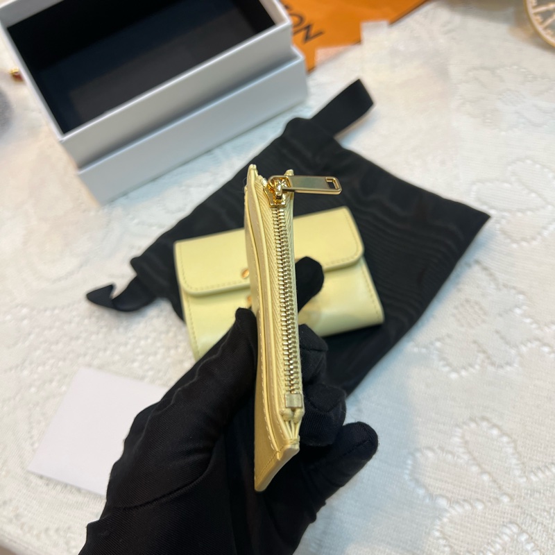 CELINE 凱旋門 大骨頭 短財 錢包 卡包 小雞黃-6