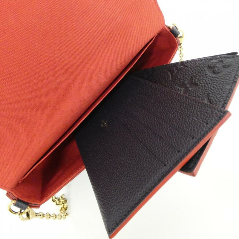 路易威登 Monogram Empreinte Pochette Felicie M64099 肩背包-5