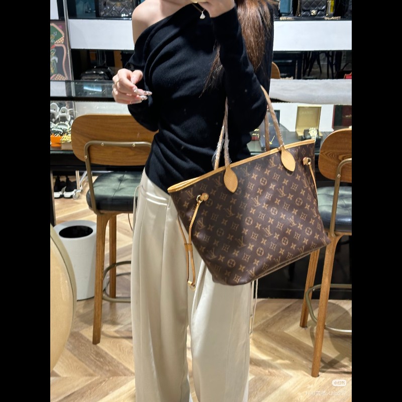 莉亞精品♡LV 老花Neverfull 九新美包-2