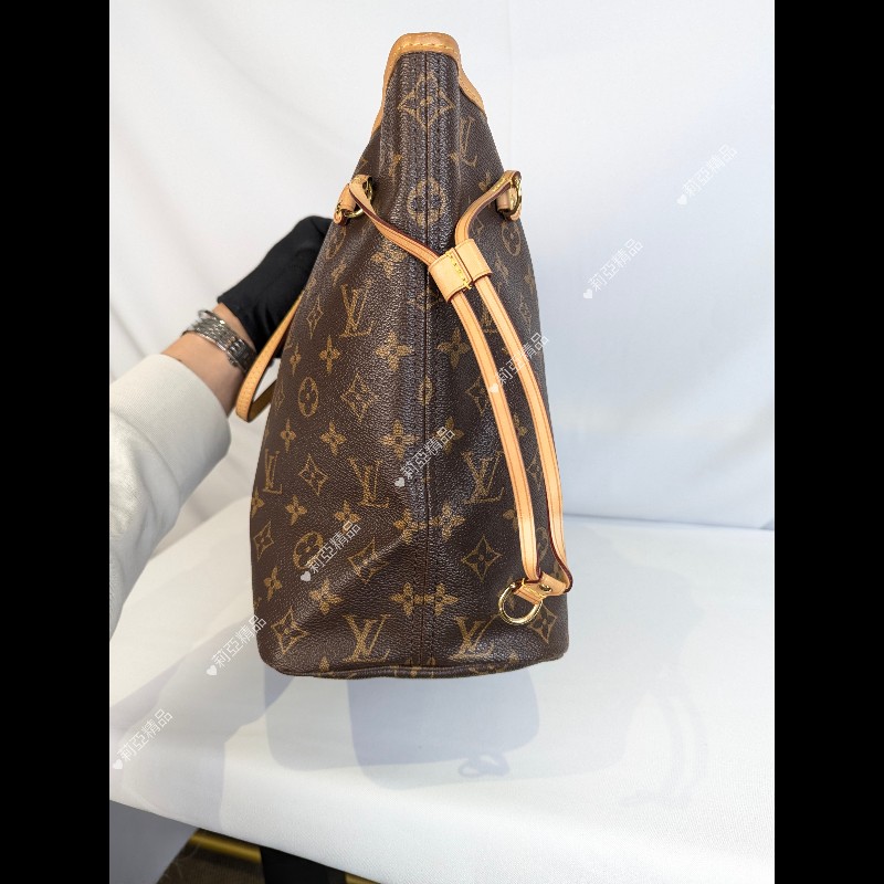 莉亞精品♡LV 老花Neverfull 九新美包-5