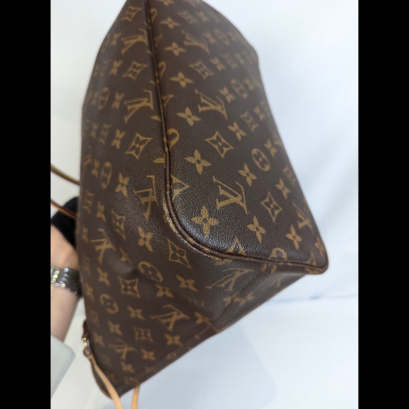 莉亞精品♡LV 老花Neverfull 九新美包-12
