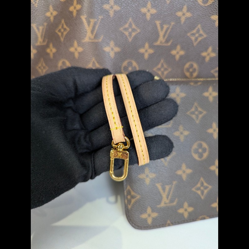 莉亞精品♡LV 老花Neverfull 九新美包-17