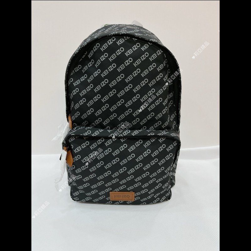 莉亞精品♡Kenzo 滿印logo後背包 全新品-1