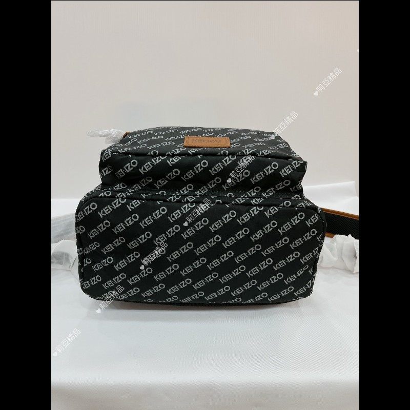 莉亞精品♡Kenzo 滿印logo後背包 全新品-3