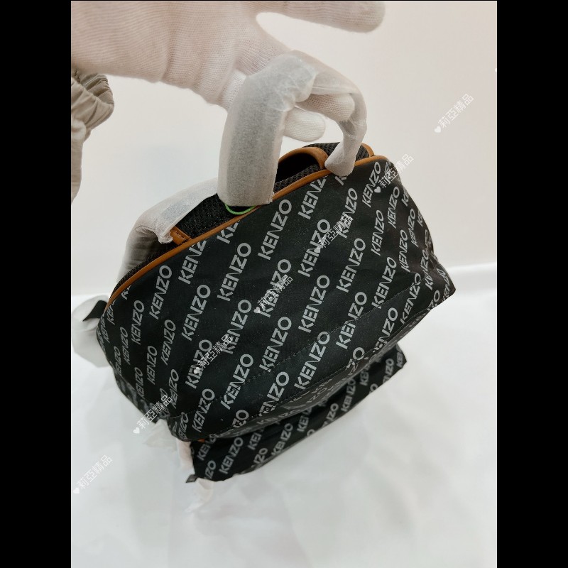 莉亞精品♡Kenzo 滿印logo後背包 全新品-6