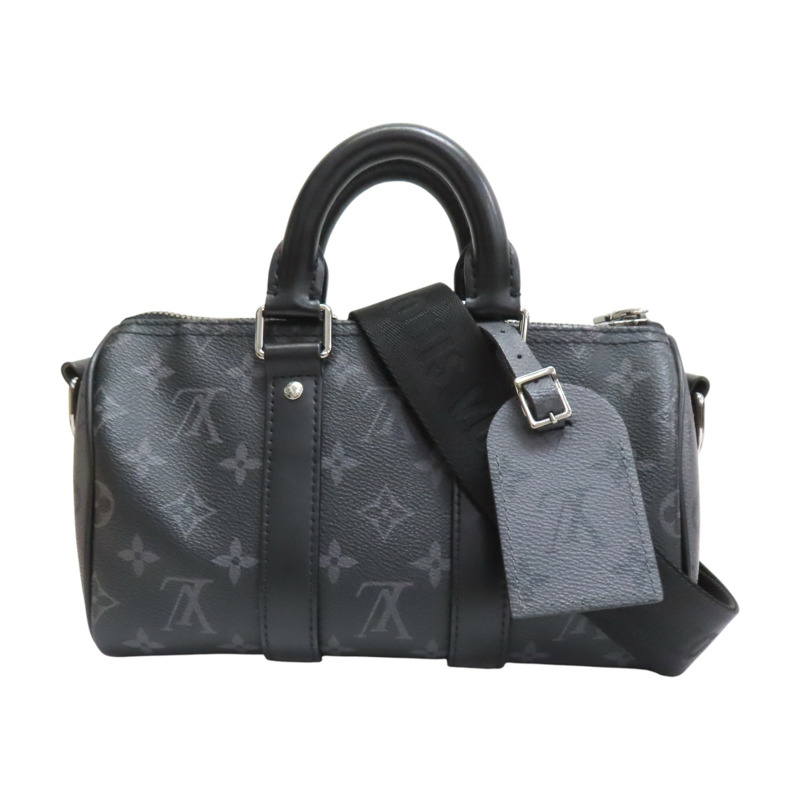 黑色 原花帆布 Keepall Bandouliere 25 肩背包 M46271【LOUIS VUITTON LV 路易威登】 M46271-0