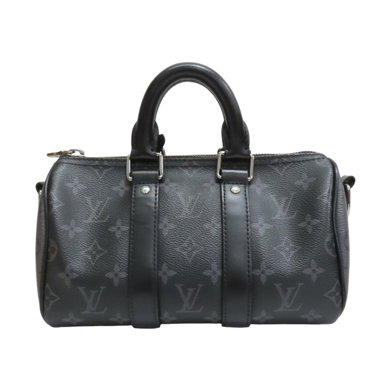 黑色 原花帆布 Keepall Bandouliere 25 肩背包 M46271【LOUIS VUITTON LV 路易威登】 M46271-1