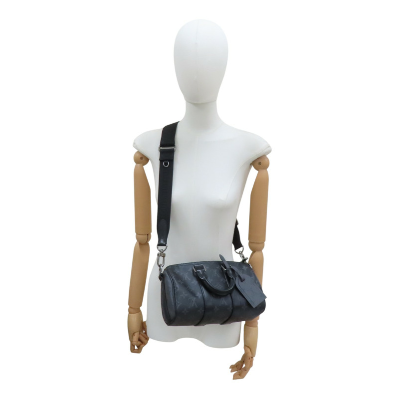 黑色 原花帆布 Keepall Bandouliere 25 肩背包 M46271【LOUIS VUITTON LV 路易威登】 M46271-6