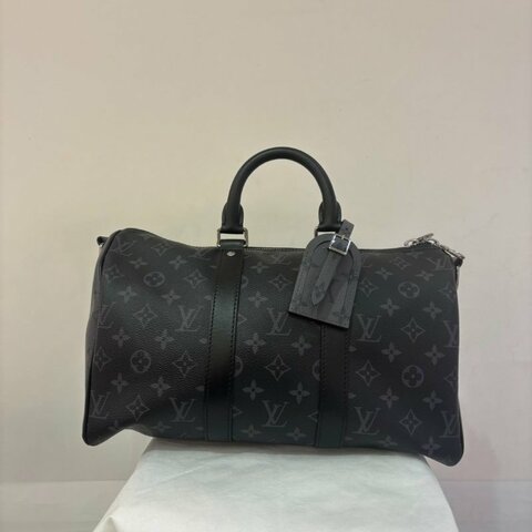 LV(M)黑灰老花Keepall 35cm 二用