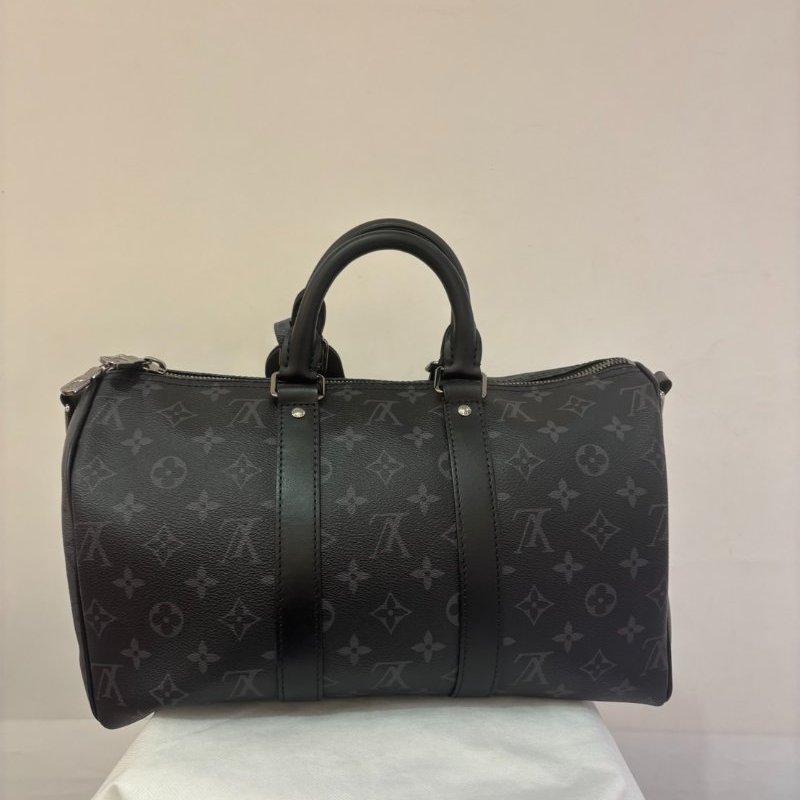 LV(M)黑灰老花Keepall 35cm 二用-3