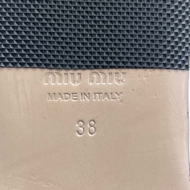 MiuMiu繆繆瑪麗珍平底鞋 38碼 成色如圖/jm01377。-8