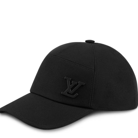 Louis Vuitton 黑色棒球帽 黑色logo