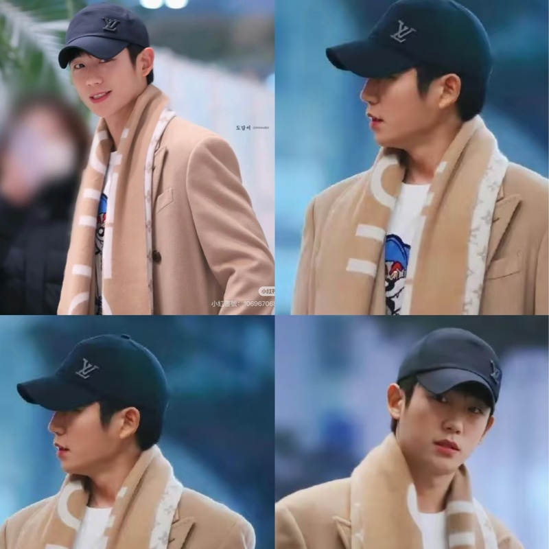 Louis Vuitton 黑色棒球帽 黑色logo-7